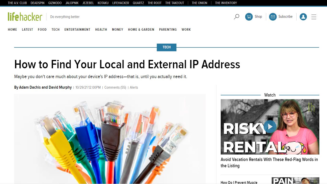 How to Find Your Local and External IP Address - Lifehacker
